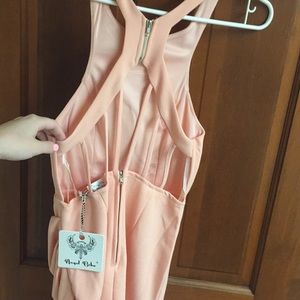 Peach Midi Dress